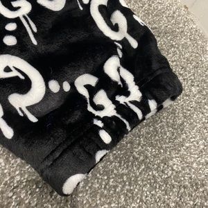 gucci fluffy sweatpants